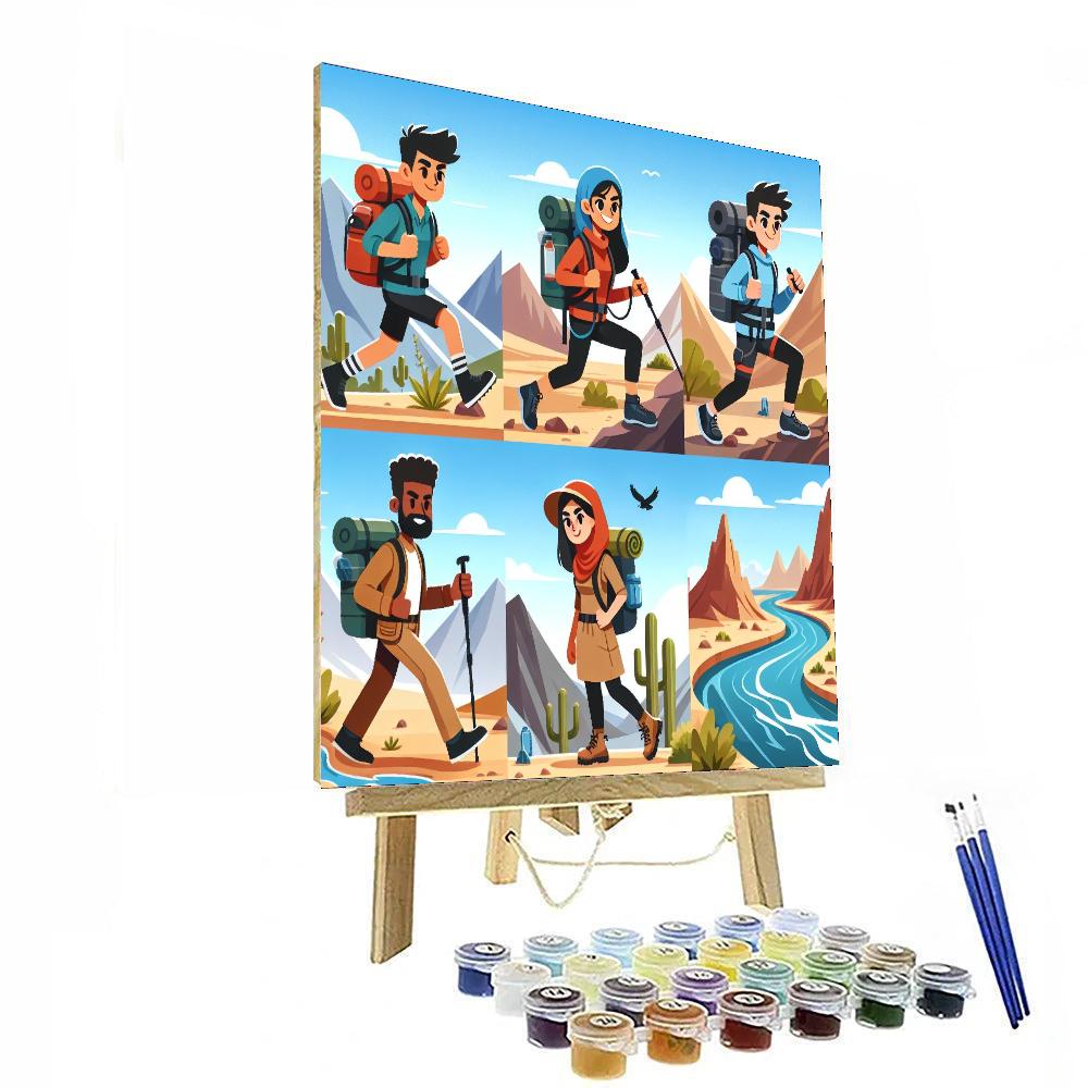 Wild Wanderlust Painting Number Kit