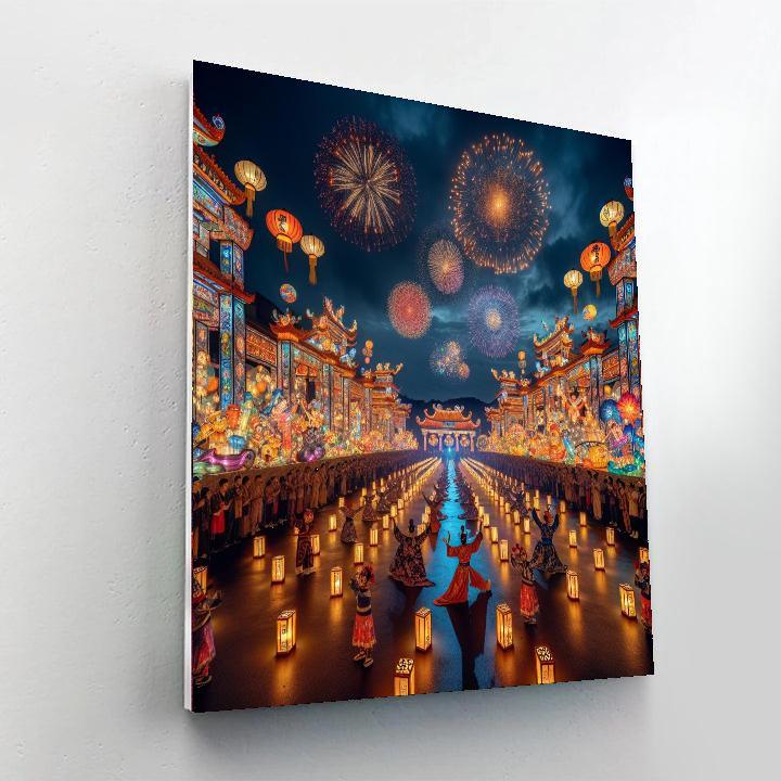 Taiwan Lantern Festival - Various Locations Paint By Number