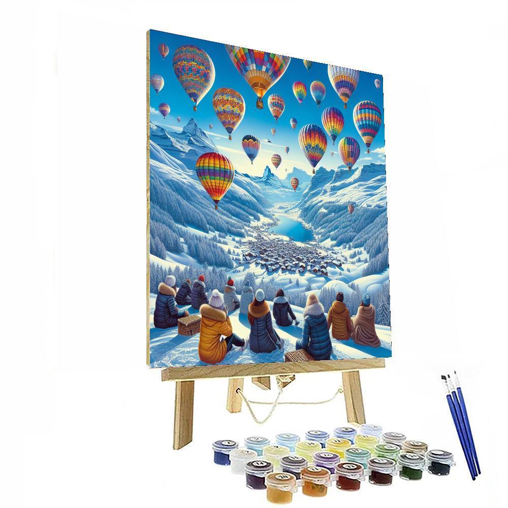International Balloon Fiesta - Switzerland Paint By Number