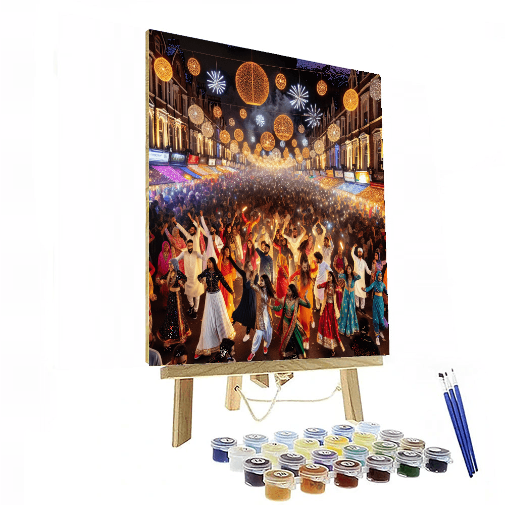 Diwali Festival Of Lights - Leicester, England Painting Number Kit