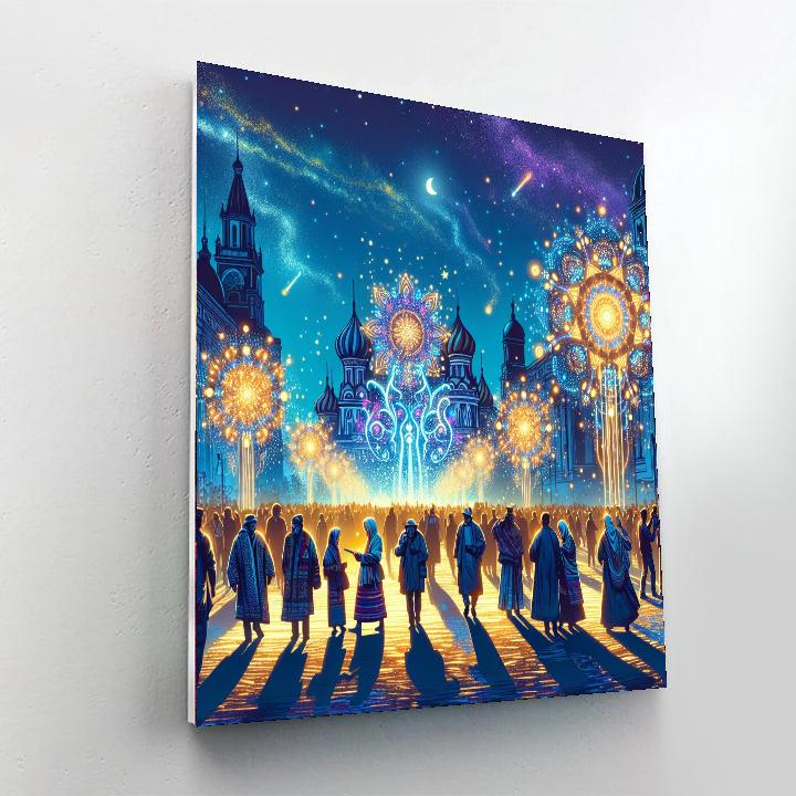 Lumiere Festival - Durham Numbered Painting Kits