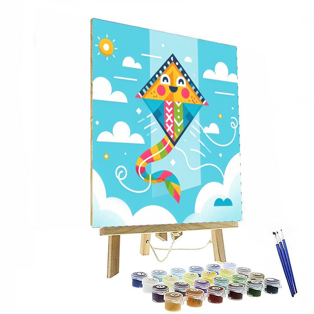 Playful Kite Paint By Color