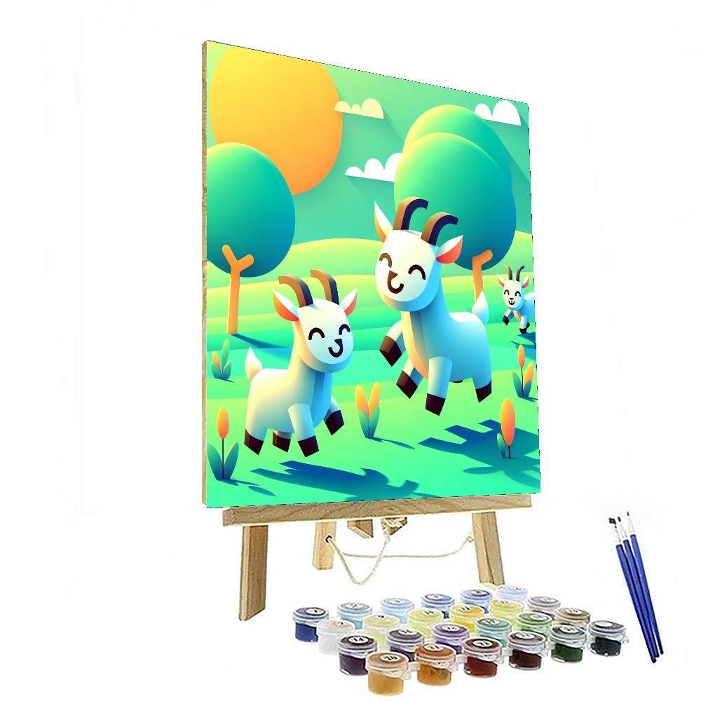 Gentle Goats Numbered Painting Kits