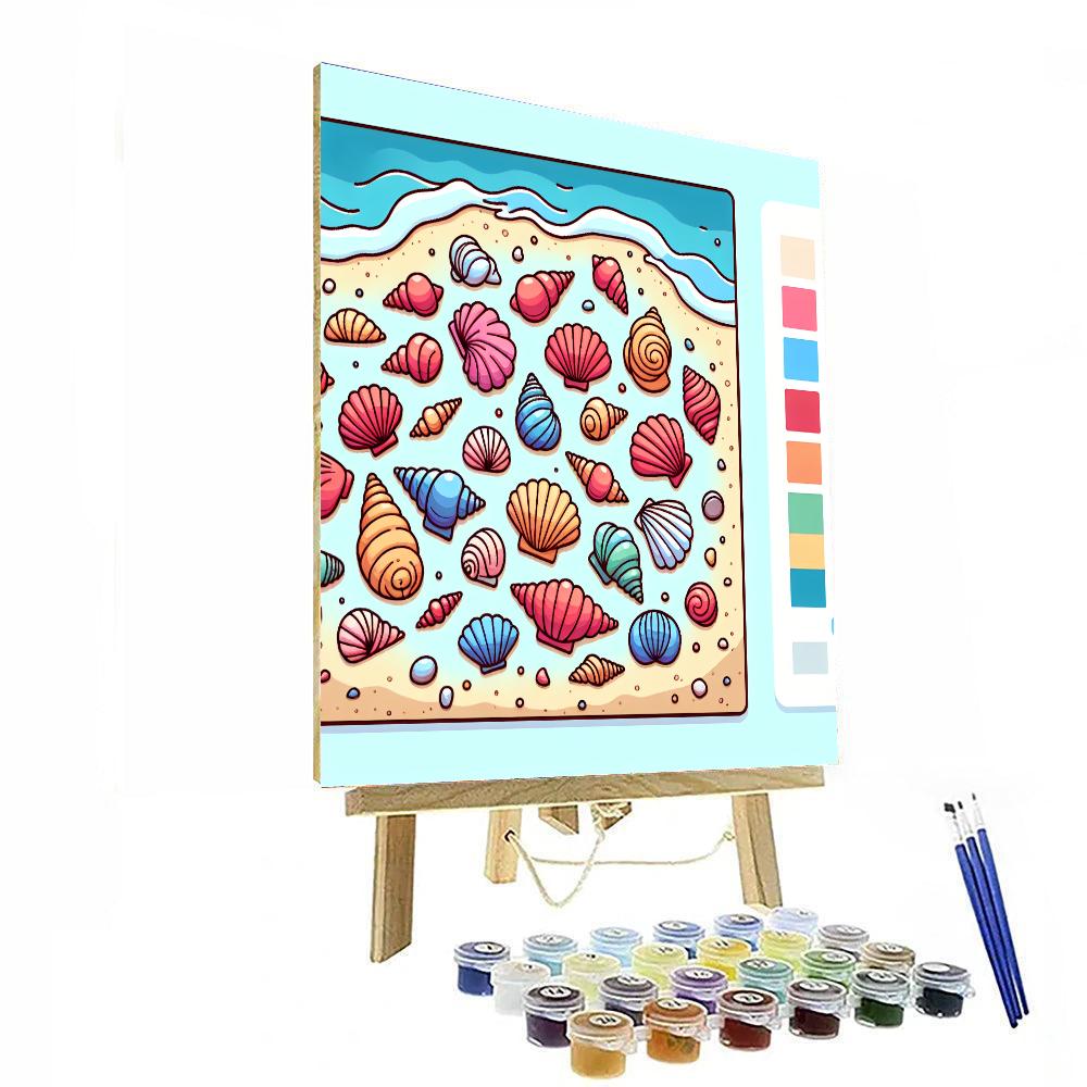 Shimmering Shells Paint By Numbers Kits