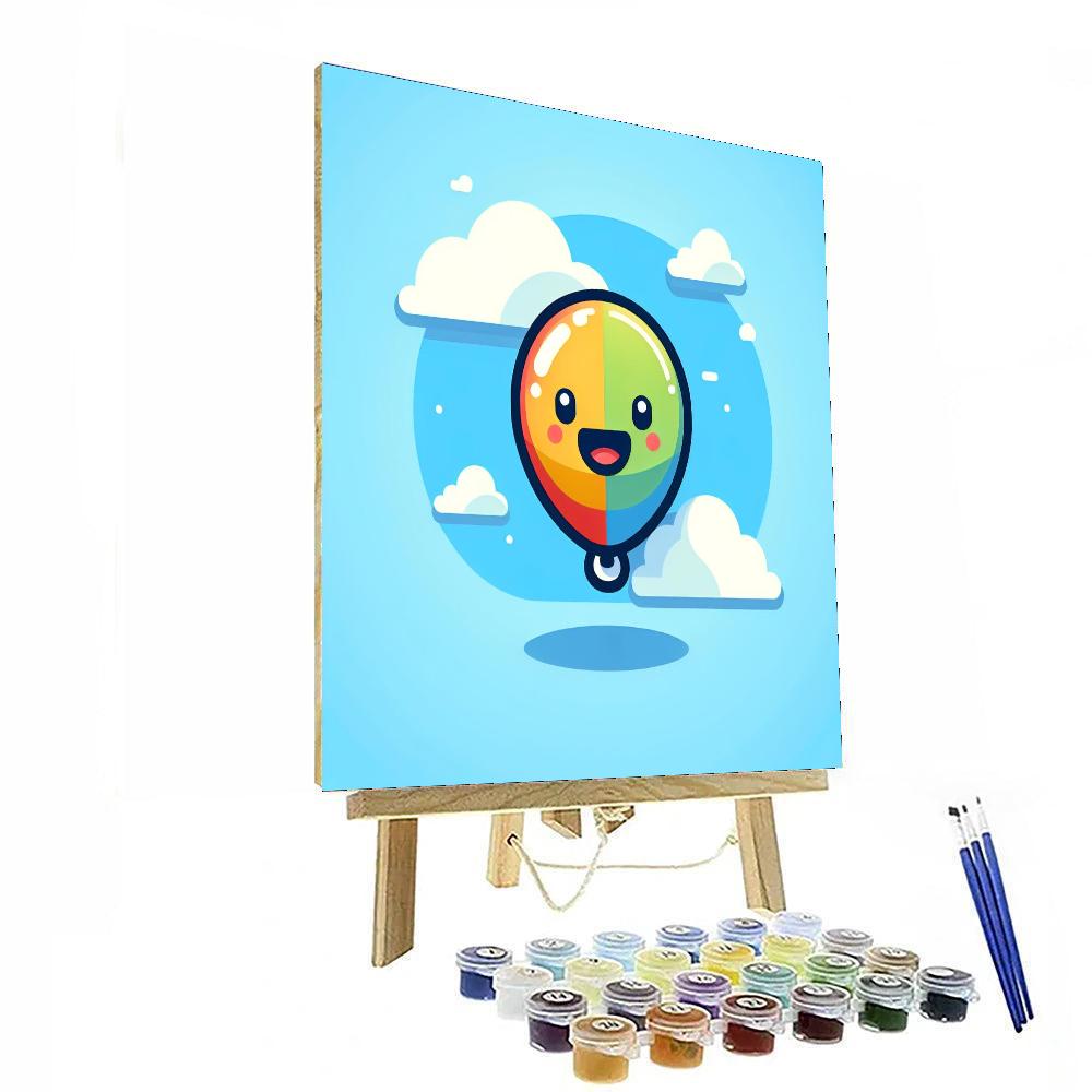 Happy Balloon Numbered Painting Kits