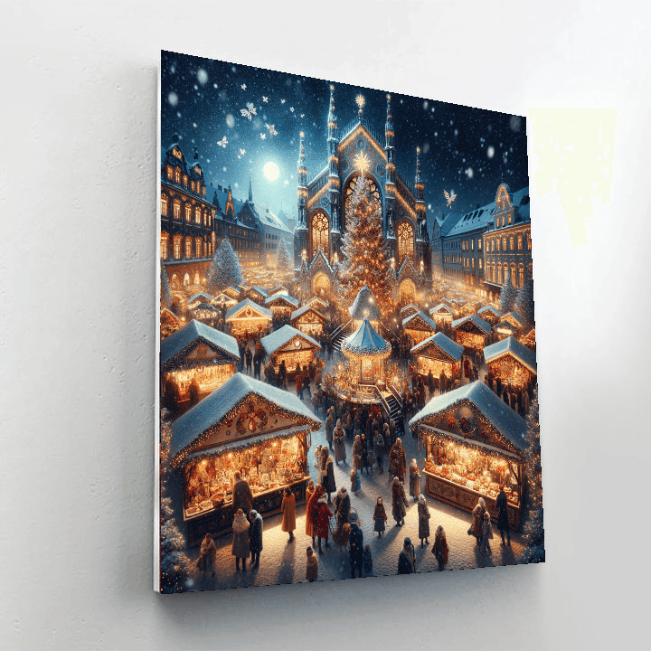 Krakow Christmas Market Paint By Numbers Kits
