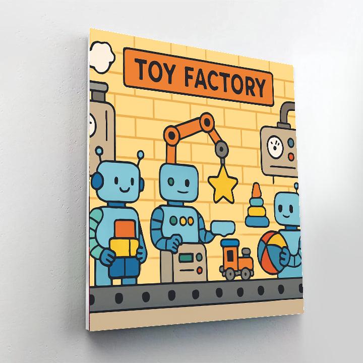 Toy Factory Wonders DIY Paint By Numbers