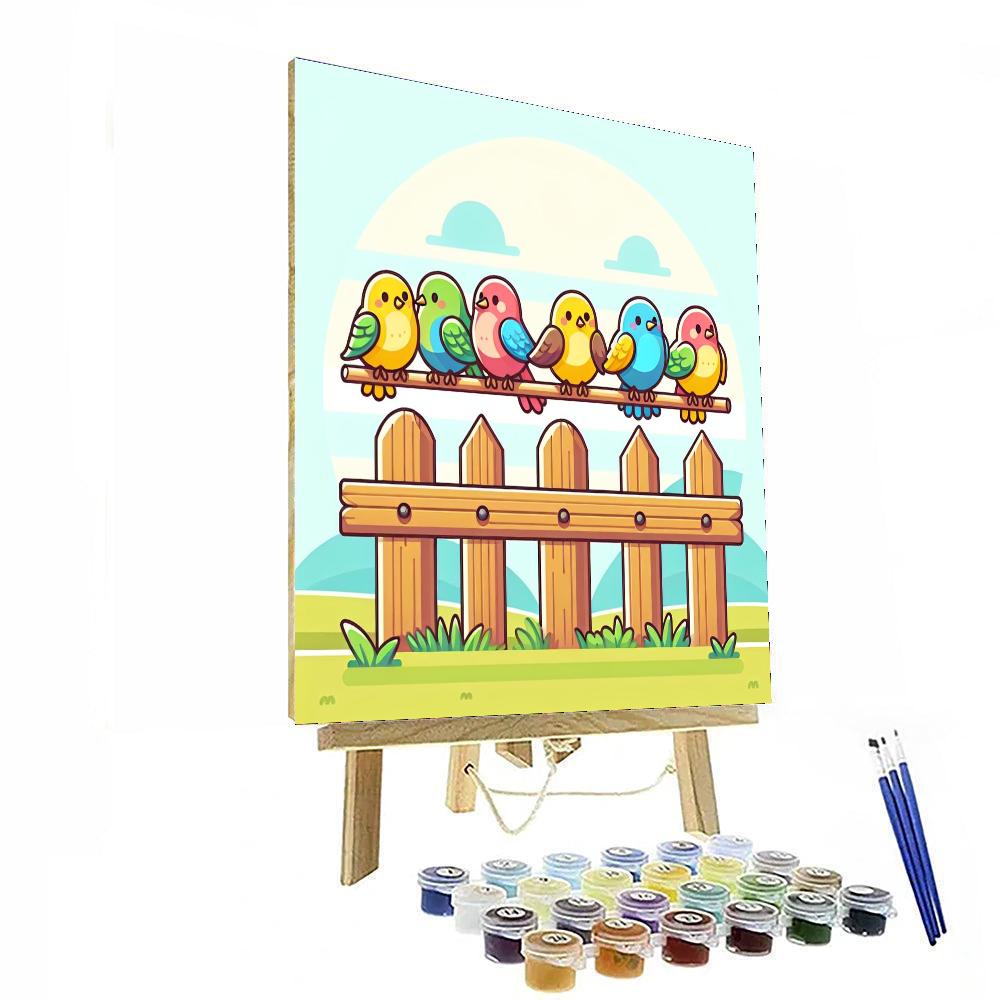 Singing Songbirds Painting Number Kit