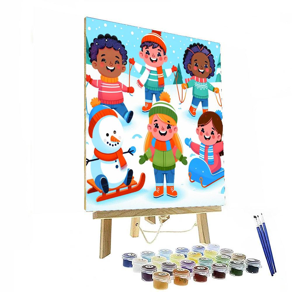 Snowy Serenade Numbered Painting Kits
