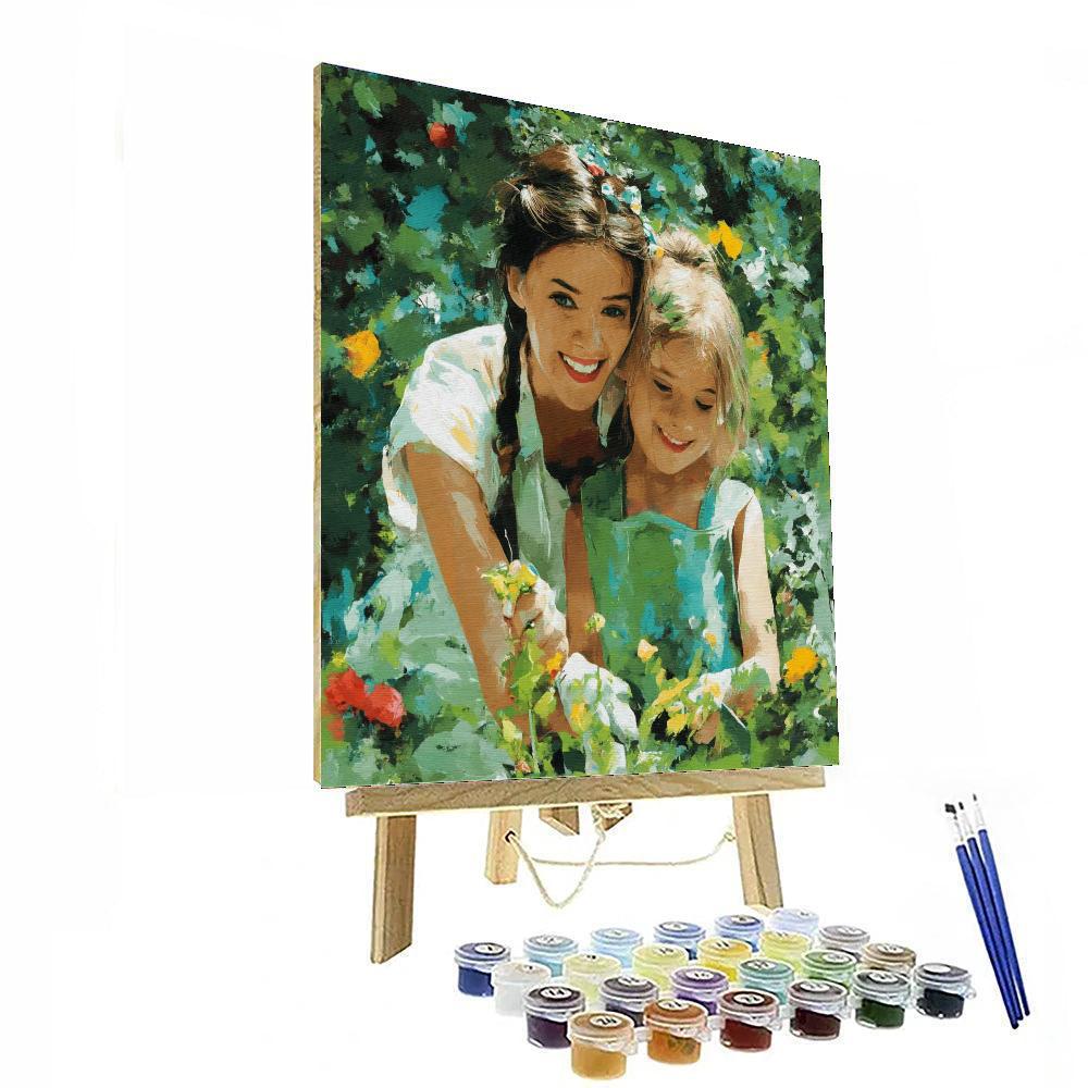 Mommy's Little Garden Helper Numbered Painting Kits