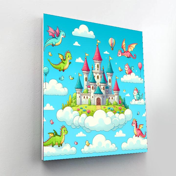 Cloud Castle Kingdom Paint By Numbers