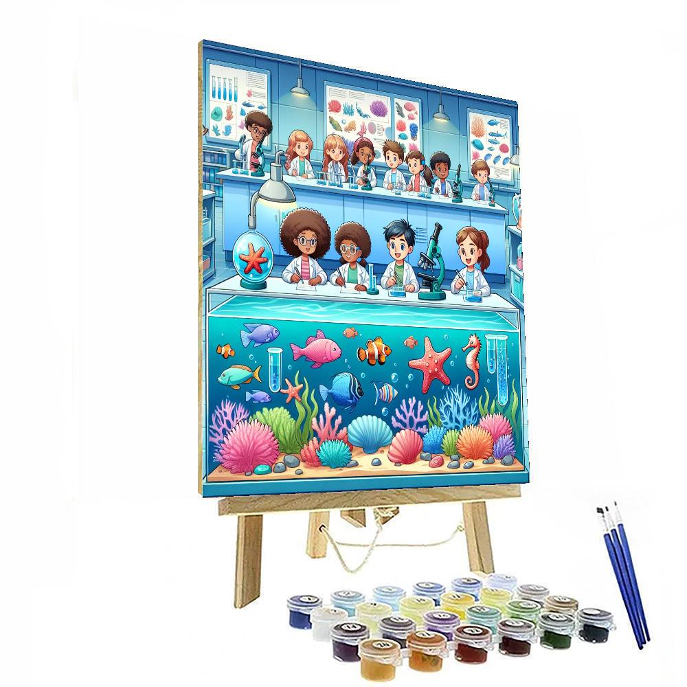 Ocean Mysteries Lab Paint By Number