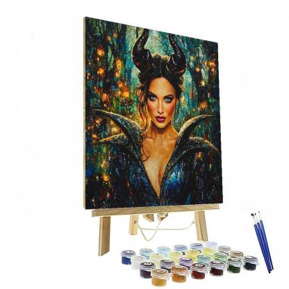 Angelina Jolie: The Guardian Of Justice As Maleficent Paint By Numbers Kits