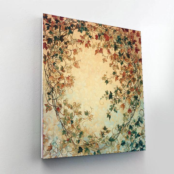 Alphonse Mucha Inspired Whispers Of The Seasons  DIY Paint By Numbers