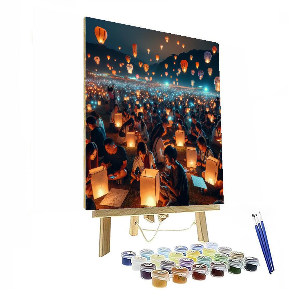 Taiwan Lantern Festival - Pingxi Painting Number Kit
