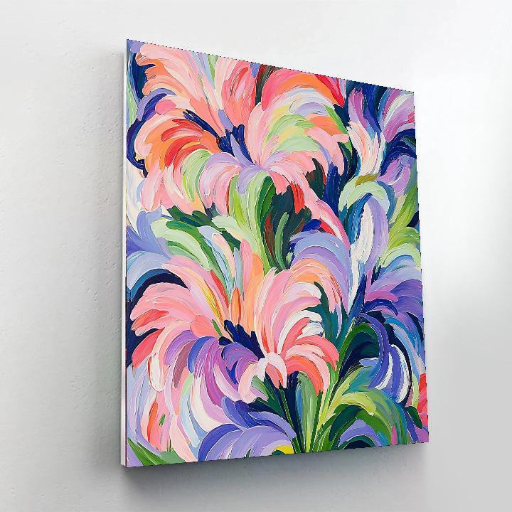 Henri Matisse Inspired Floral Vortex  DIY Paint By Numbers