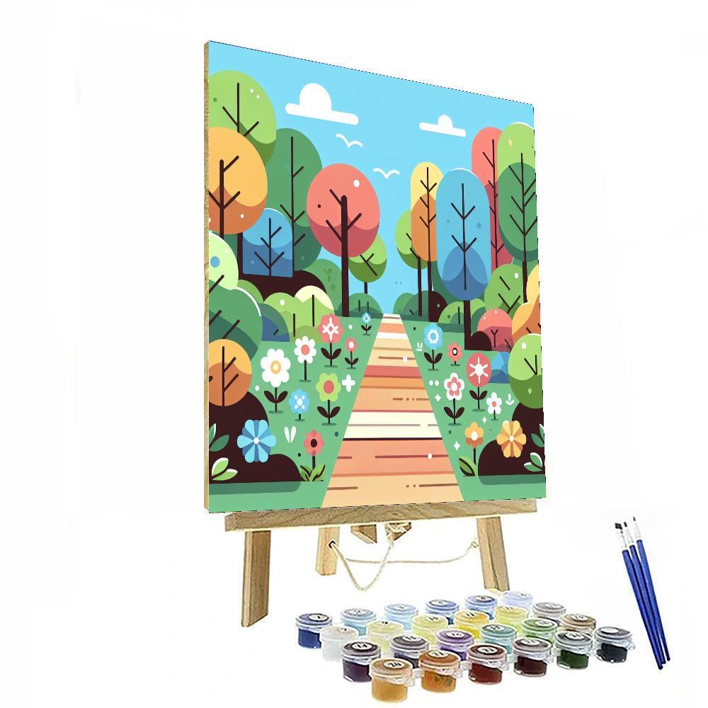 Enchanted Woodland Paths DIY Paint By Numbers