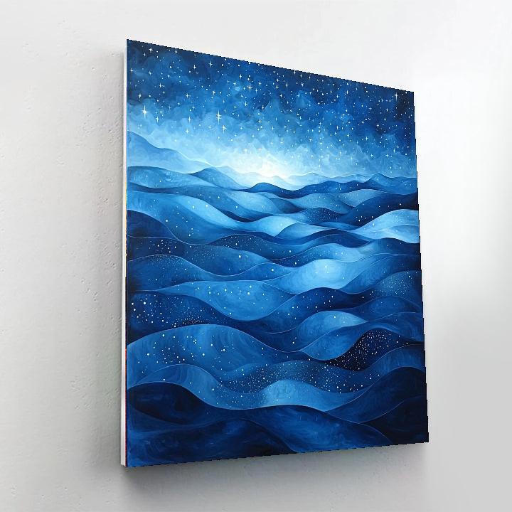 Paul Cézanne Inspired Abstract Nocturne  Paint By Numbers Kits