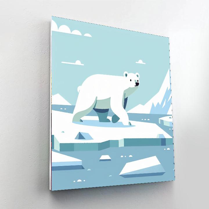 Polar Bear's Arctic Expedition Numbered Painting Kits