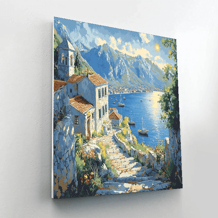 Montenegro Bay Of Kotor Numbered Painting Kits