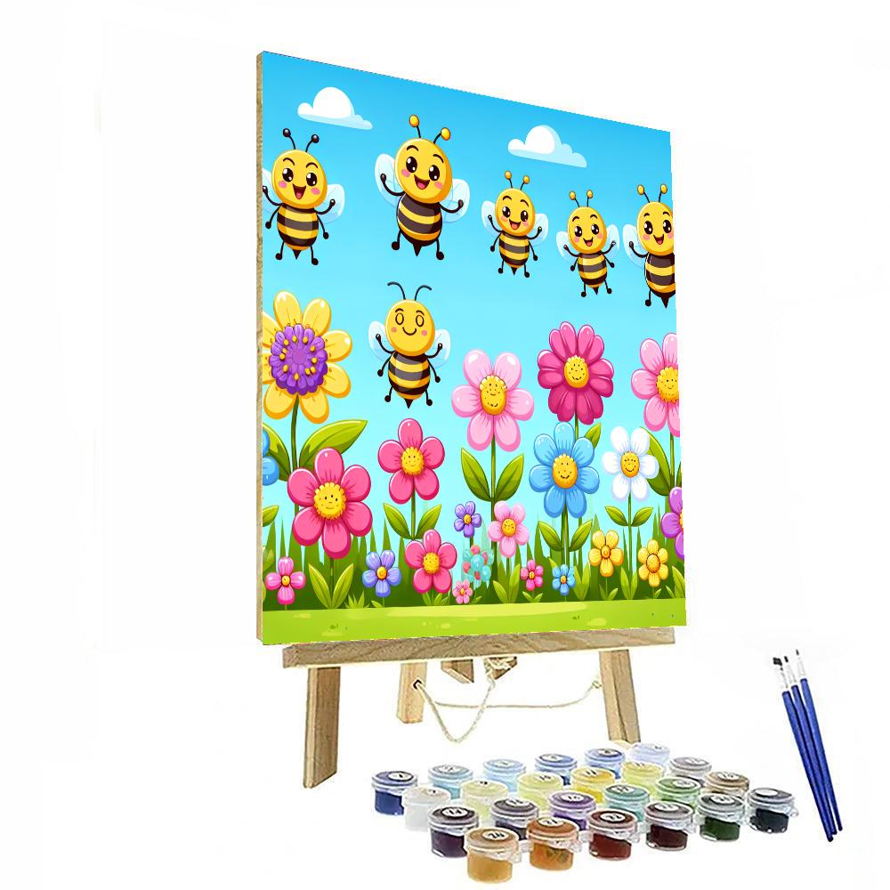 Bees' Blossom Festival Paint By Numbers Kits