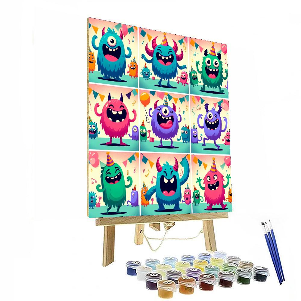 Monster Mash Party Numbered Painting Kits