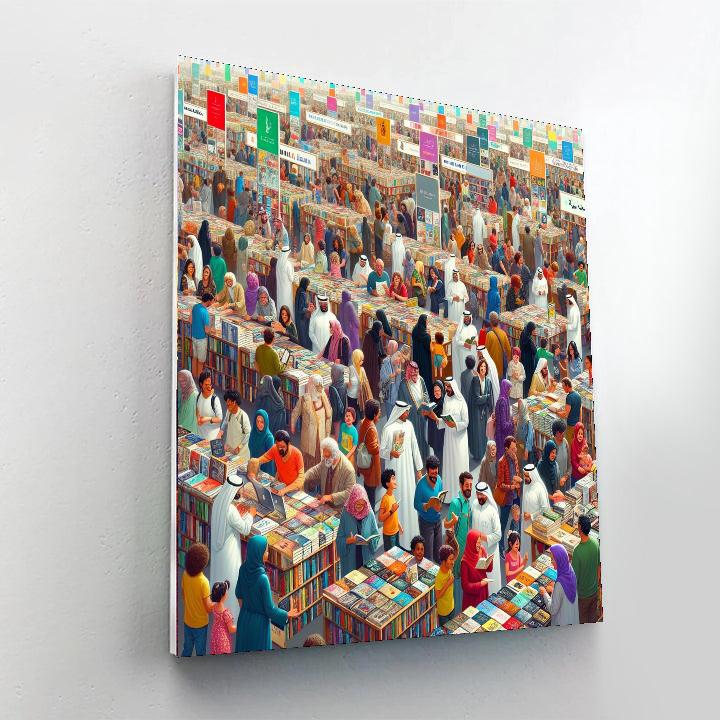 Kuwait International Book Fair - Kuwait Paint By Color