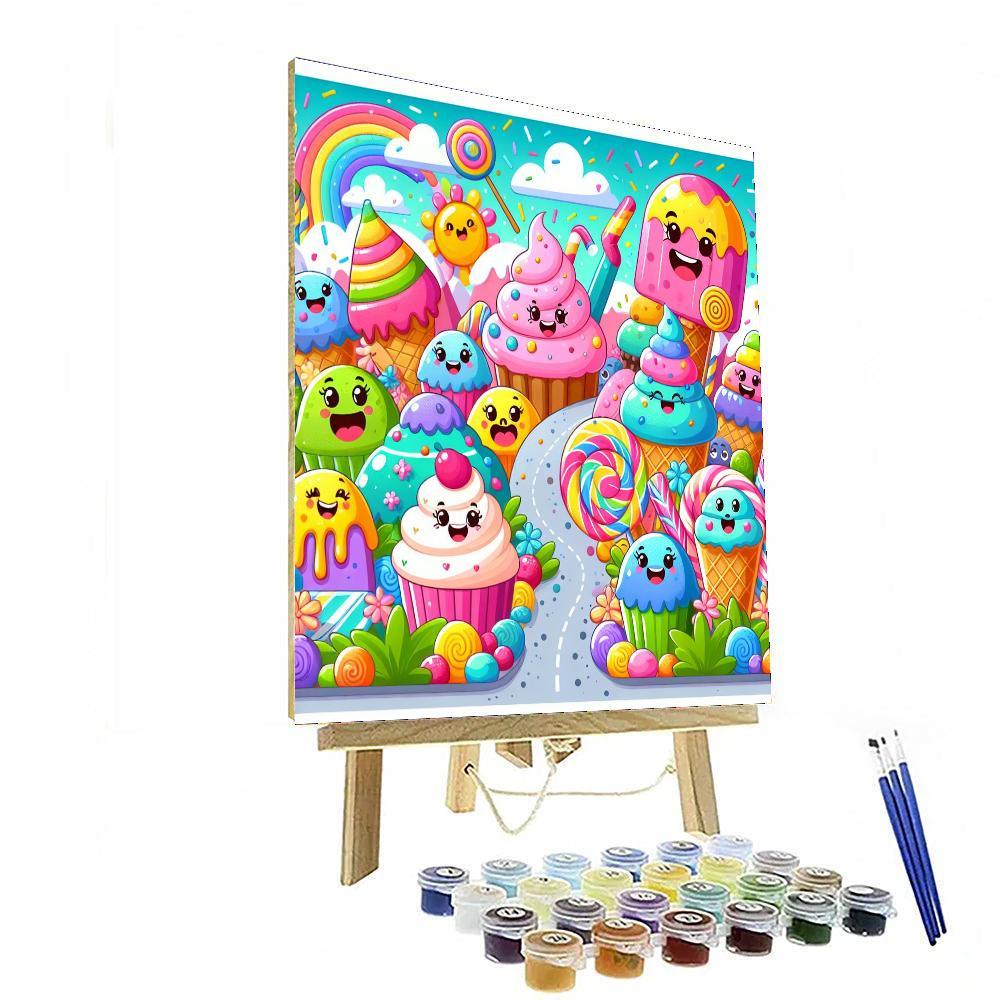 Delightful Dessert Land Paint By Number