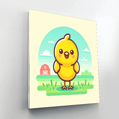 Chirpy Chick Number Painting