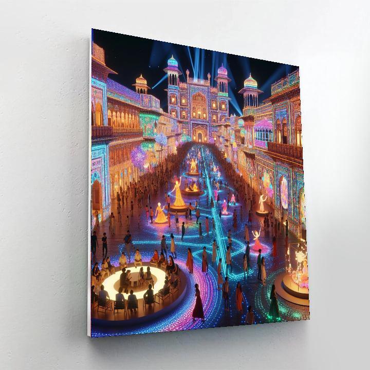 Luminaria - San Antonio, Usa Paint By Numbers Art