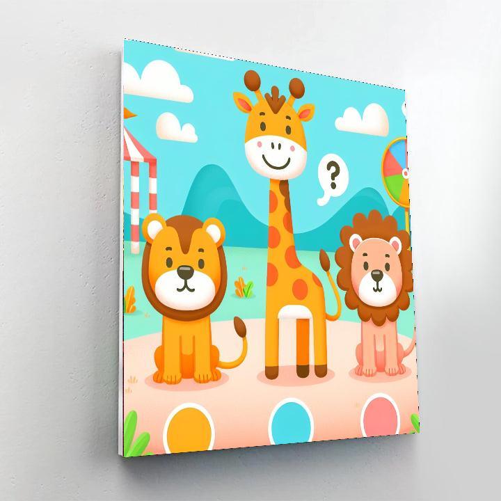 Zoo Animal Expedition Numbered Painting Kits