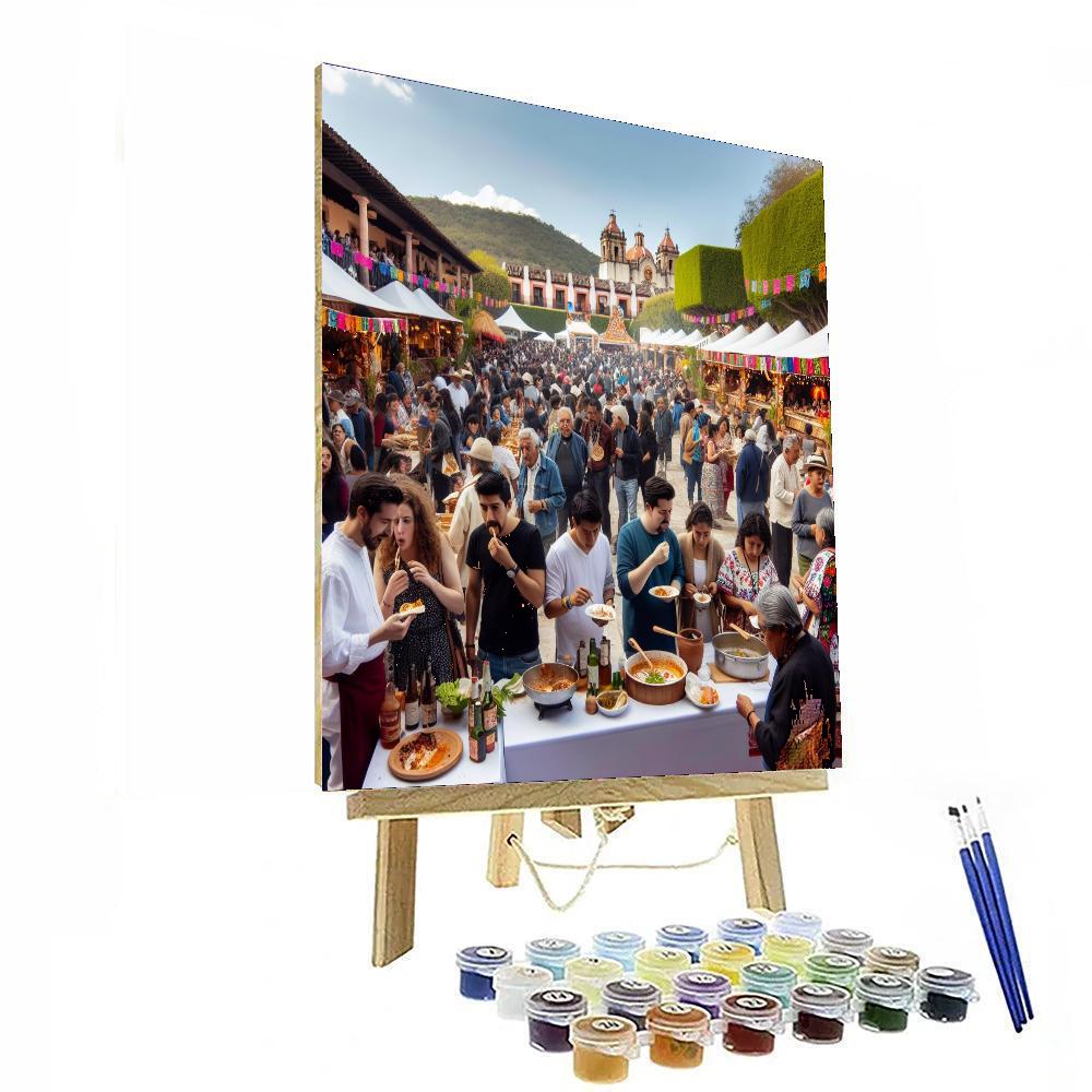 Oaxaca Gastronomy Festival - Oaxaca, Mexico Number Painting