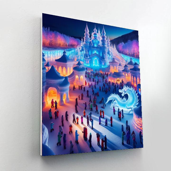 Snow Festival - Sapporo, Japan DIY Paint By Numbers