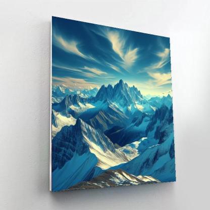 Mystic Mountain Vista Paint By Number