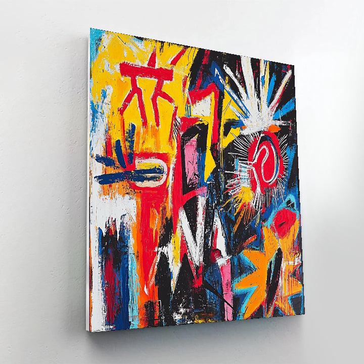Jean-Michel Basquiat Inspired Evolving Patterns  Paint By Numbers