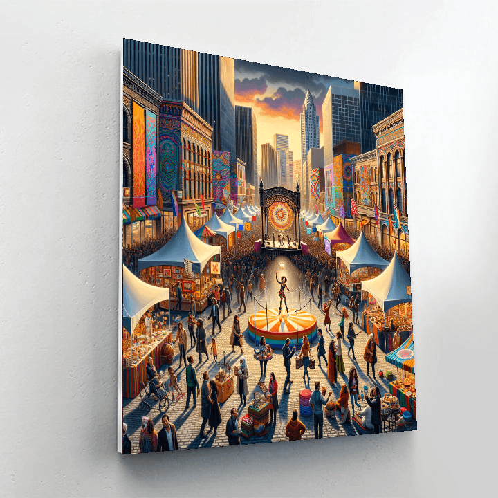 Fringe World Festival - Perth Number Painting