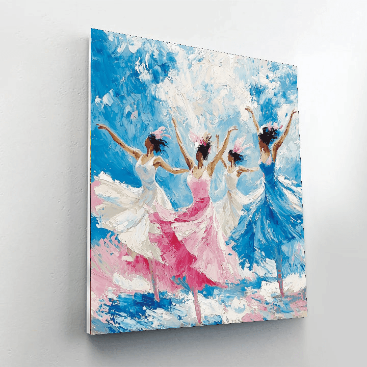 Edgar Degas Inspired The Colorful Dance  Paint By Numbers