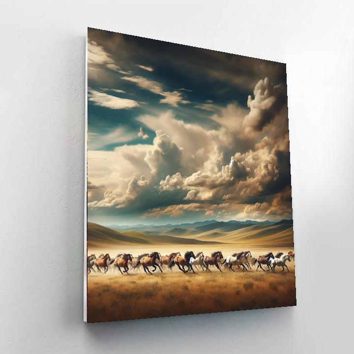 Wild Horse Freedom Numbered Painting Kits