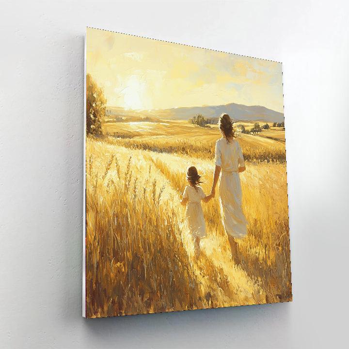 Whispering Fields Of Gold Paint By Color