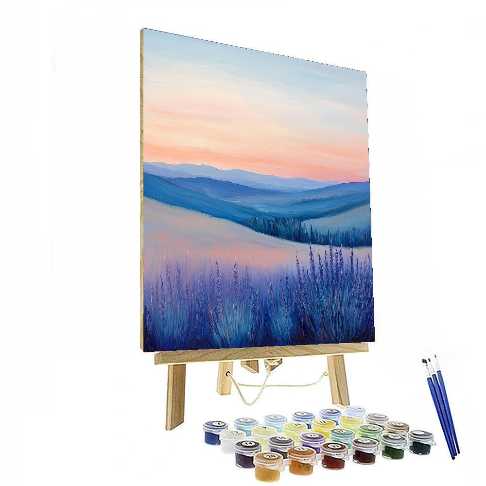 Leonardo Da Vinci Inspired Soft Horizons  Paint By Number