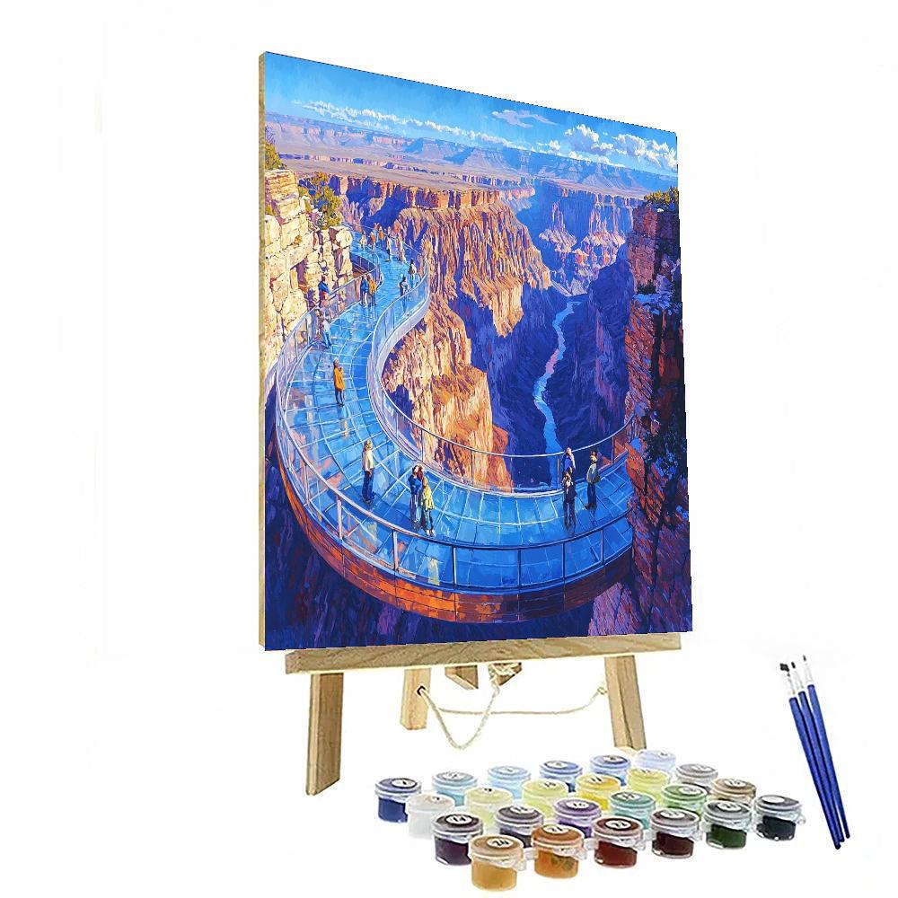 The Grand Canyon Skywalk DIY Paint By Numbers