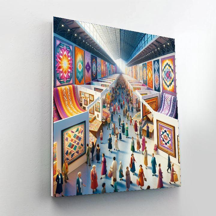 Festival Of Quilts - England Painting By Numbers Kit