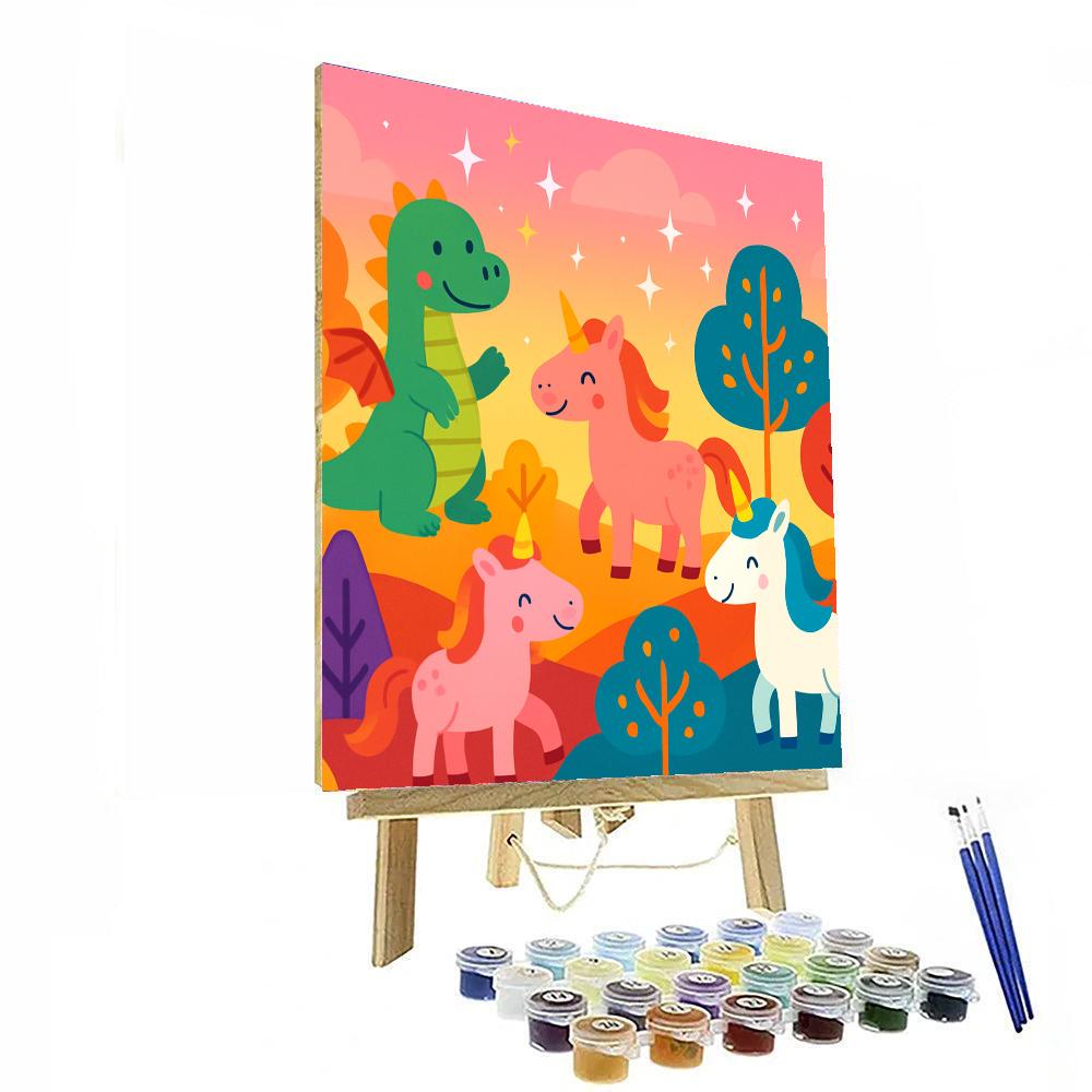 Artistic Fantasy Realms Paint By Numbers Kits