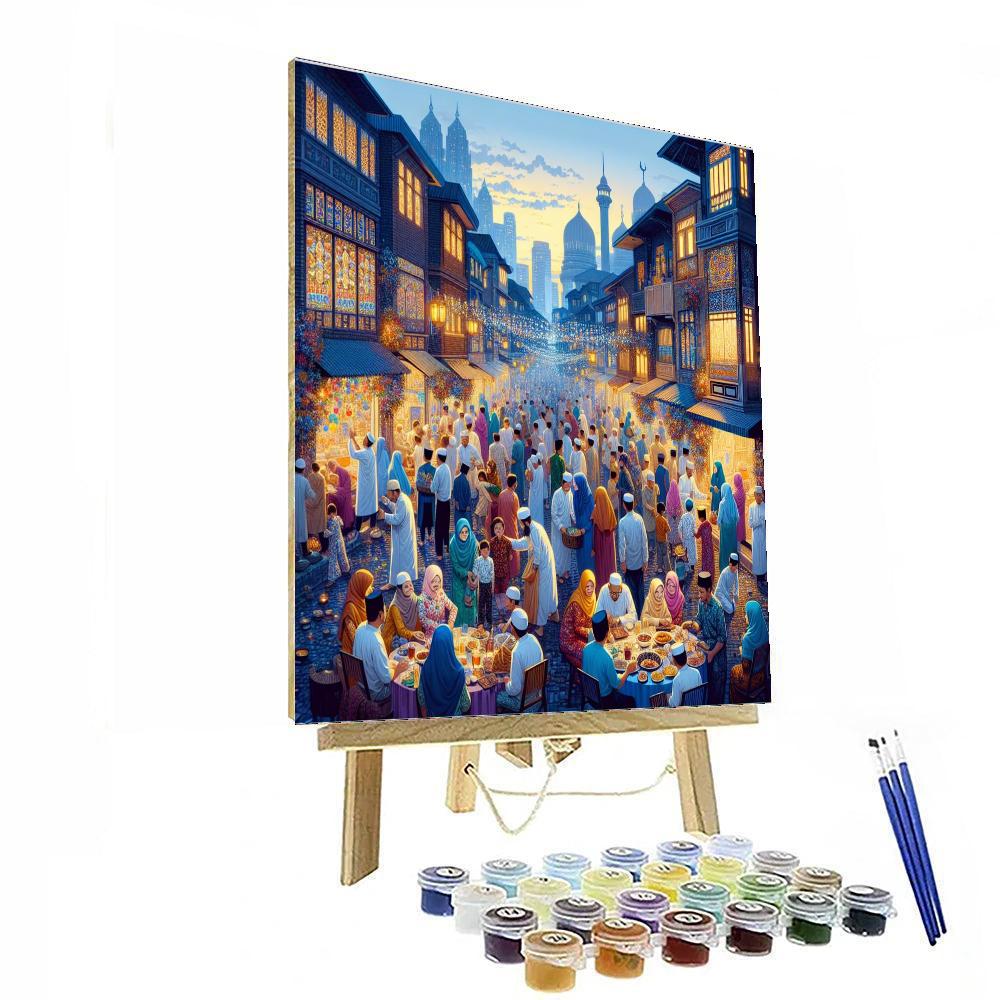 Eid Al-fitr Festivities - Jakarta, Indonesia Paint By Numbers