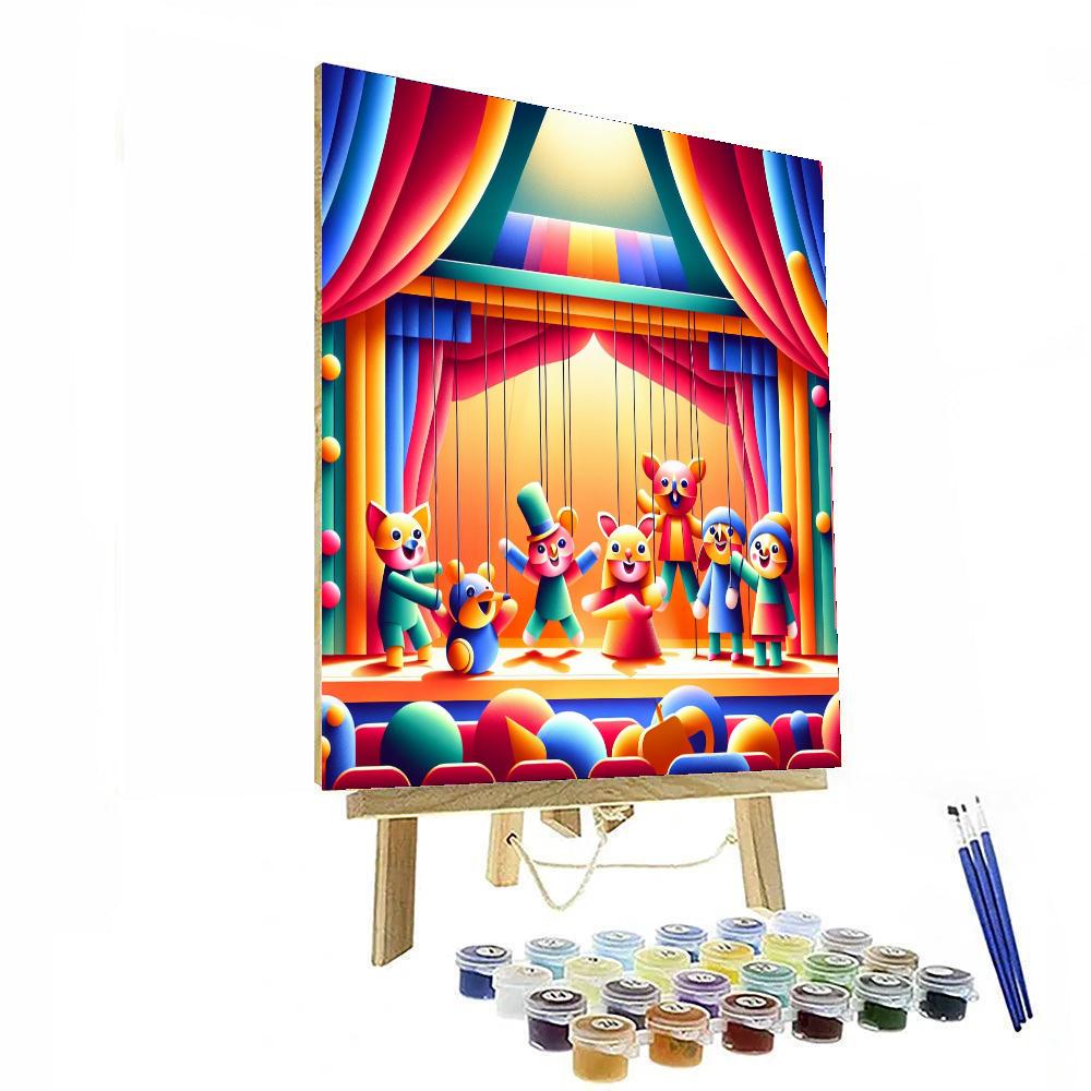 Puppet Show Spectacle Painting By Numbers Kit