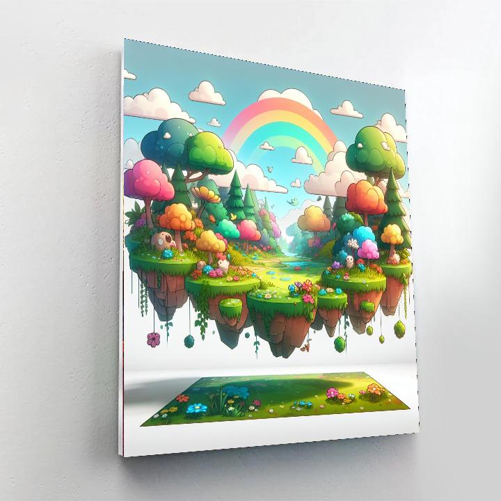 Imaginative Skyland Journey Painting Number Kit