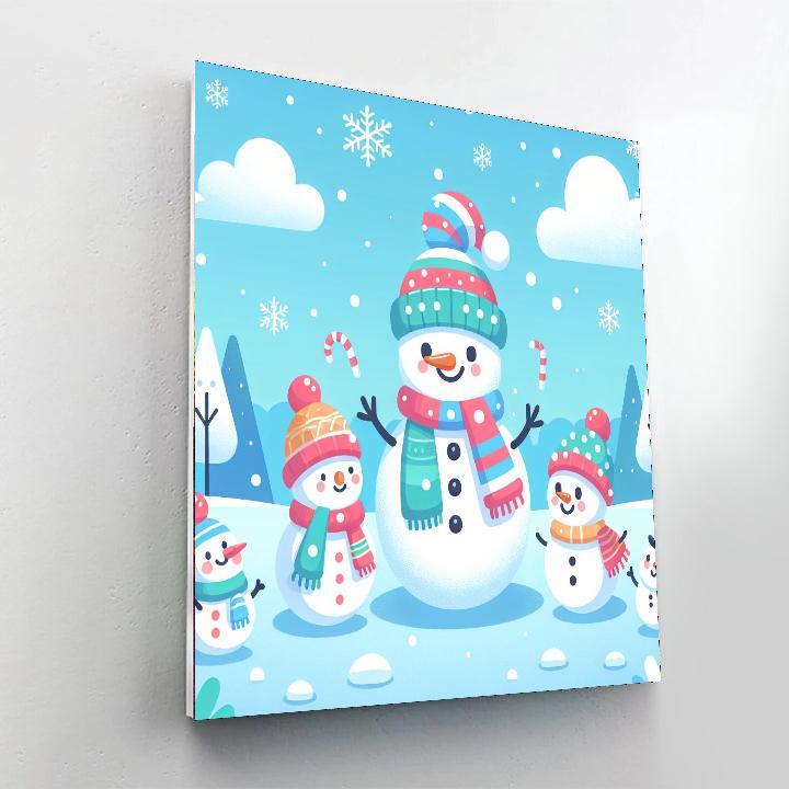 Cozy Winter Fun Paint By Numbers Kits