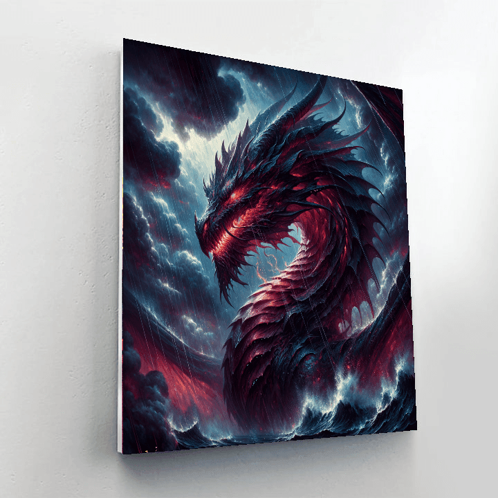 Dragon Mythos Paint By Number