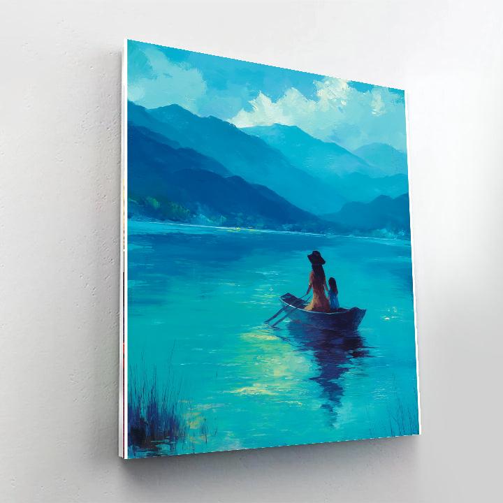 Joyful Journeys On Gentle Waters Painting Number Kit