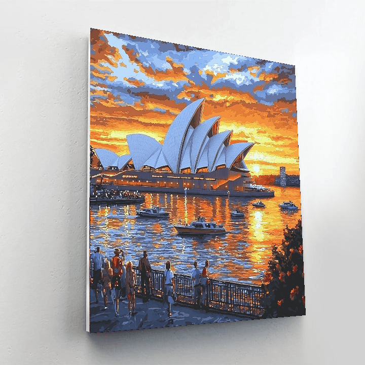 Sydney Opera House Paint By Color